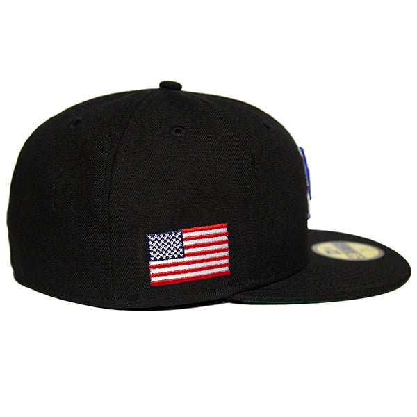 KINGS 別注 59FIFTY ニューヨーク・メッツ USA Flag ブラック ケリーアンダーバイザー