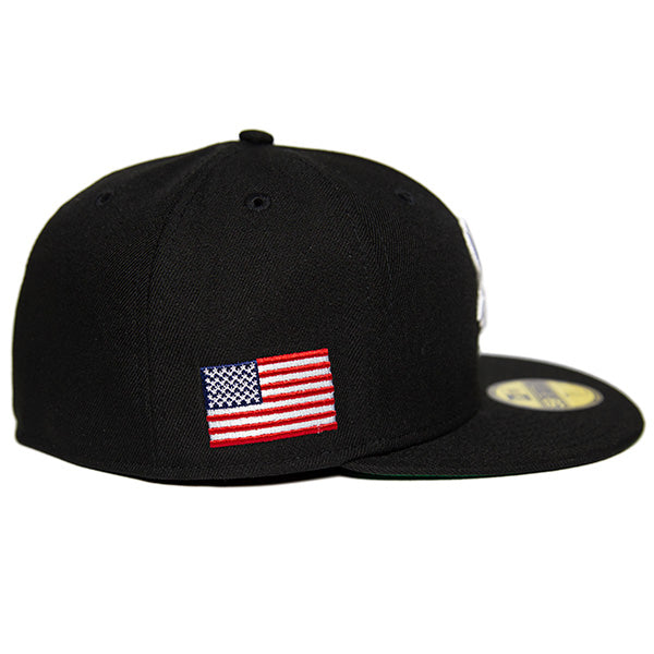 KINGS 別注 59FIFTY シカゴ・ホワイトソックス USA Flag ブラック ケリーアンダーバイザー