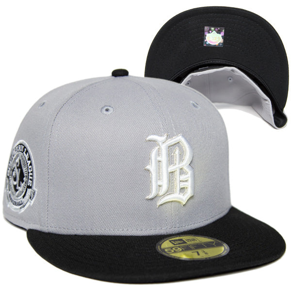 KINGS 別注 59FIFTY バーミンガム・バロンズ グレー ブラックバイザー