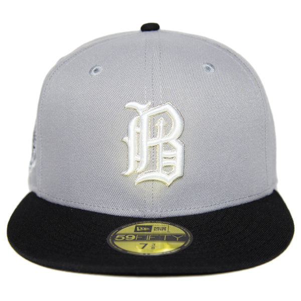 KINGS 別注 59FIFTY バーミンガム・バロンズ グレー ブラックバイザー