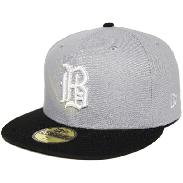 KINGS 別注 59FIFTY バーミンガム・バロンズ グレー ブラックバイザー