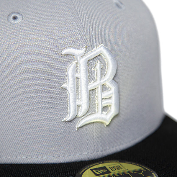 KINGS 別注 59FIFTY バーミンガム・バロンズ グレー ブラックバイザー
