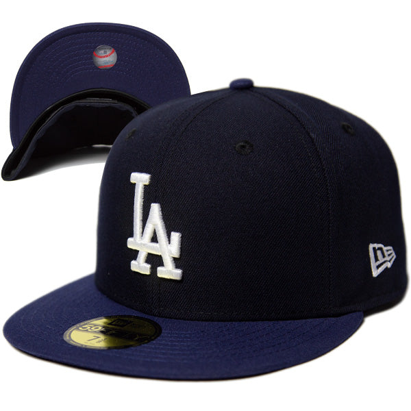 KINGS 別注 59FIFTY ロサンゼルス・ドジャース ネイビー ライトネイビーバイザー