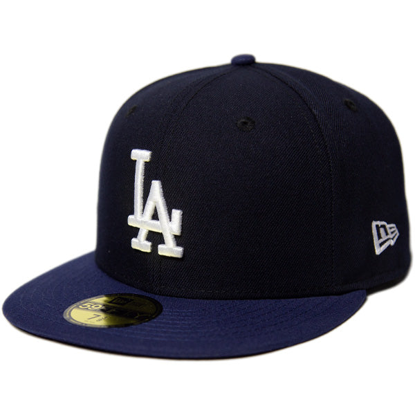 KINGS 別注 59FIFTY ロサンゼルス・ドジャース ネイビー ライトネイビーバイザー