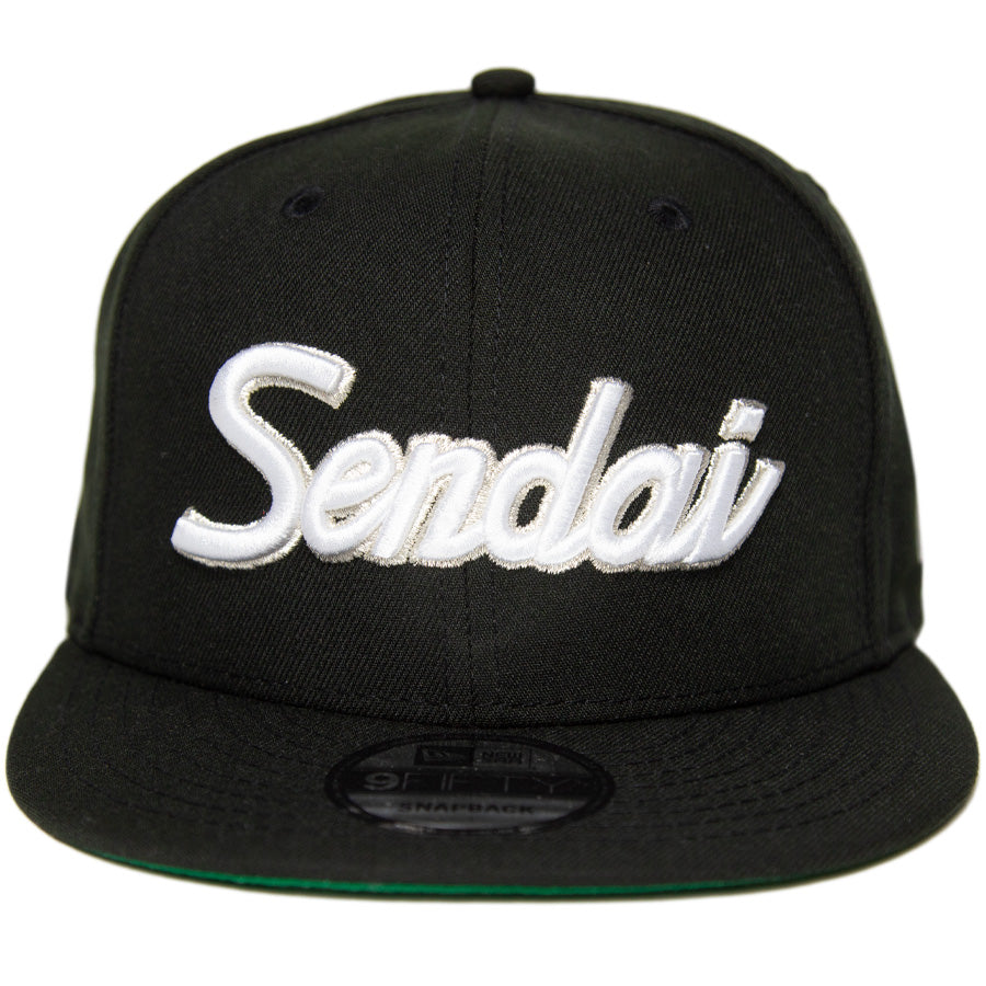 KINGS 別注 9FIFTY SENDAI ブラック ホワイト ケリーアンダーバイザー