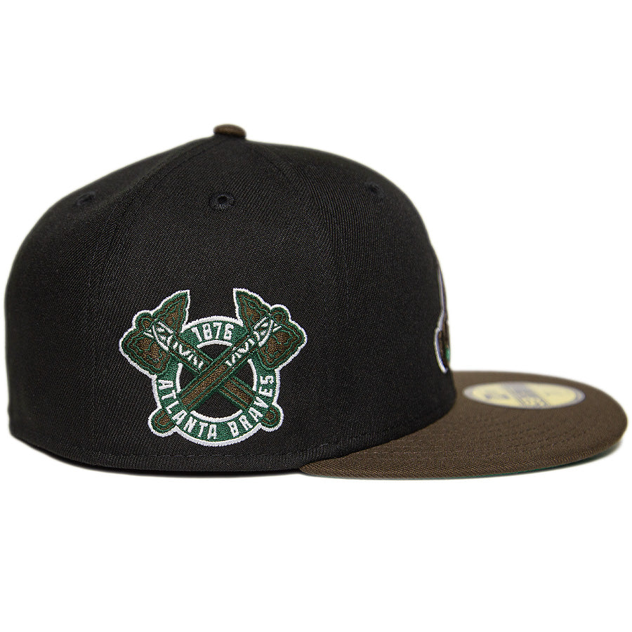 KINGS 別注 59FIFTY アトランタ・ブレーブス 1876 ブラック ウォルナット