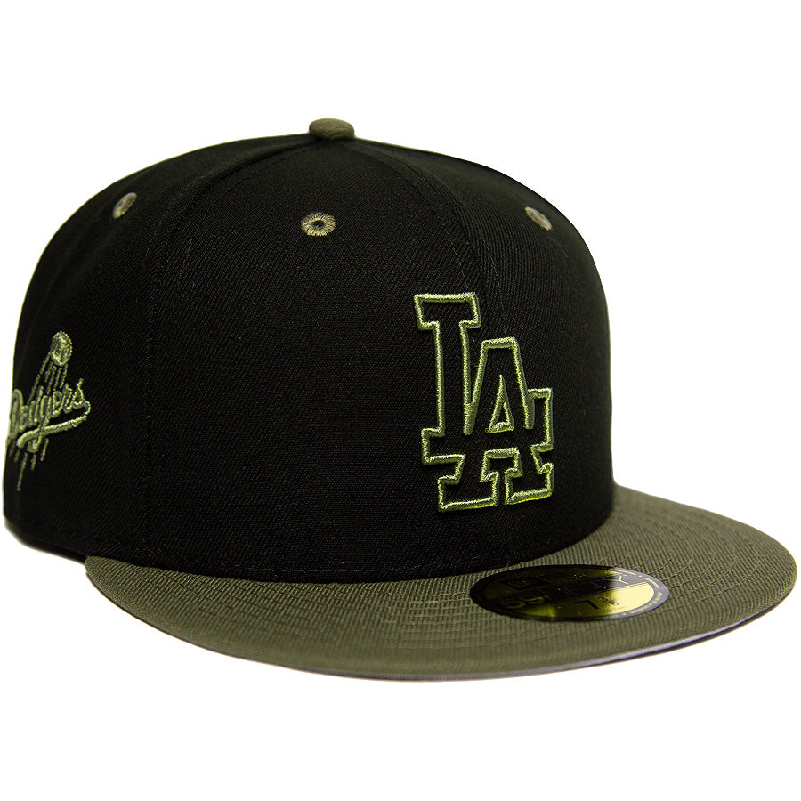 KINGS 別注 59FIFTY ロサンゼルス・ドジャース ブラック オリーブ