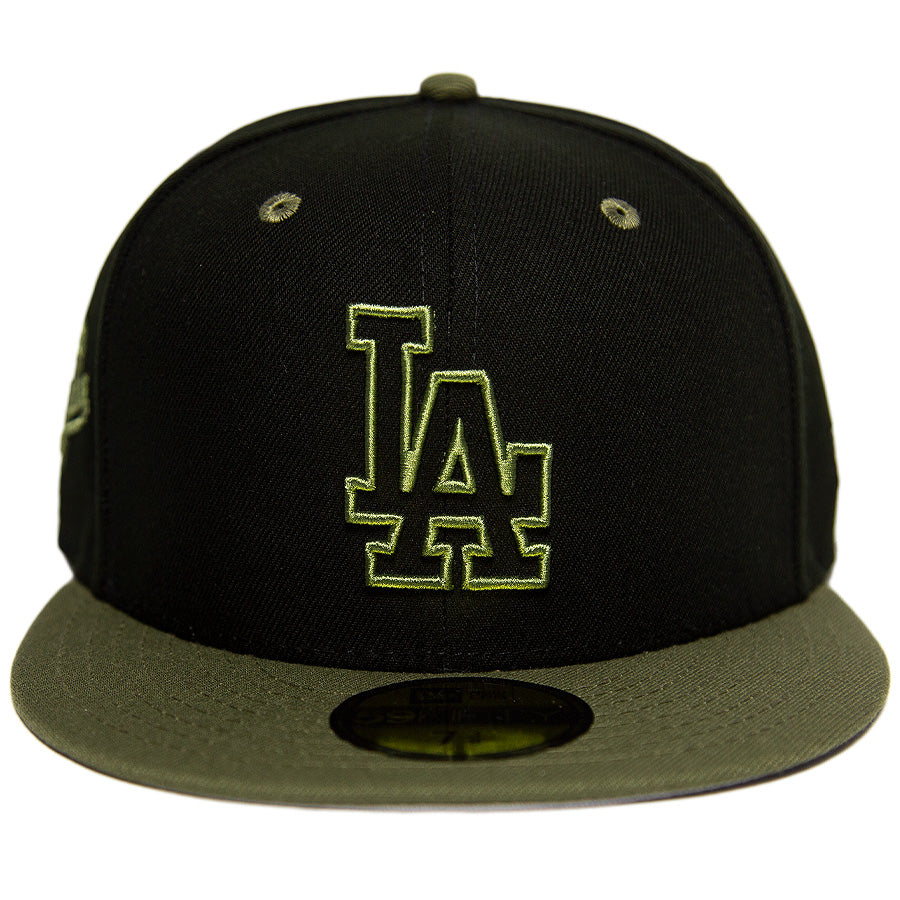 KINGS 別注 59FIFTY ロサンゼルス・ドジャース ブラック オリーブ