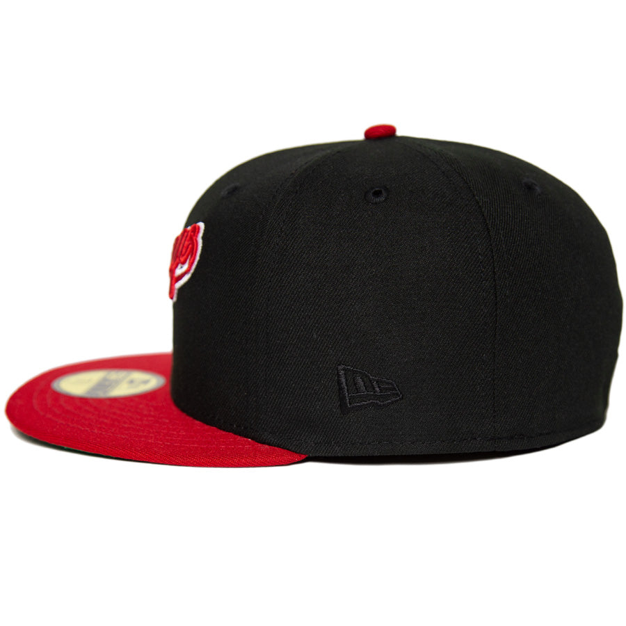 KINGS 別注 59FIFTY シカゴ・ホワイトソックス ブラック レッド ケリーアンダーバイザー