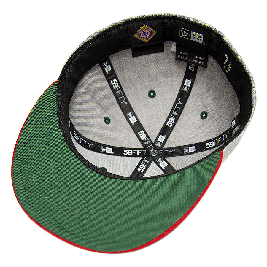 KINGS 別注 59FIFTY キューバン・Xジャイアンツ ヘザーグレー スカーレット