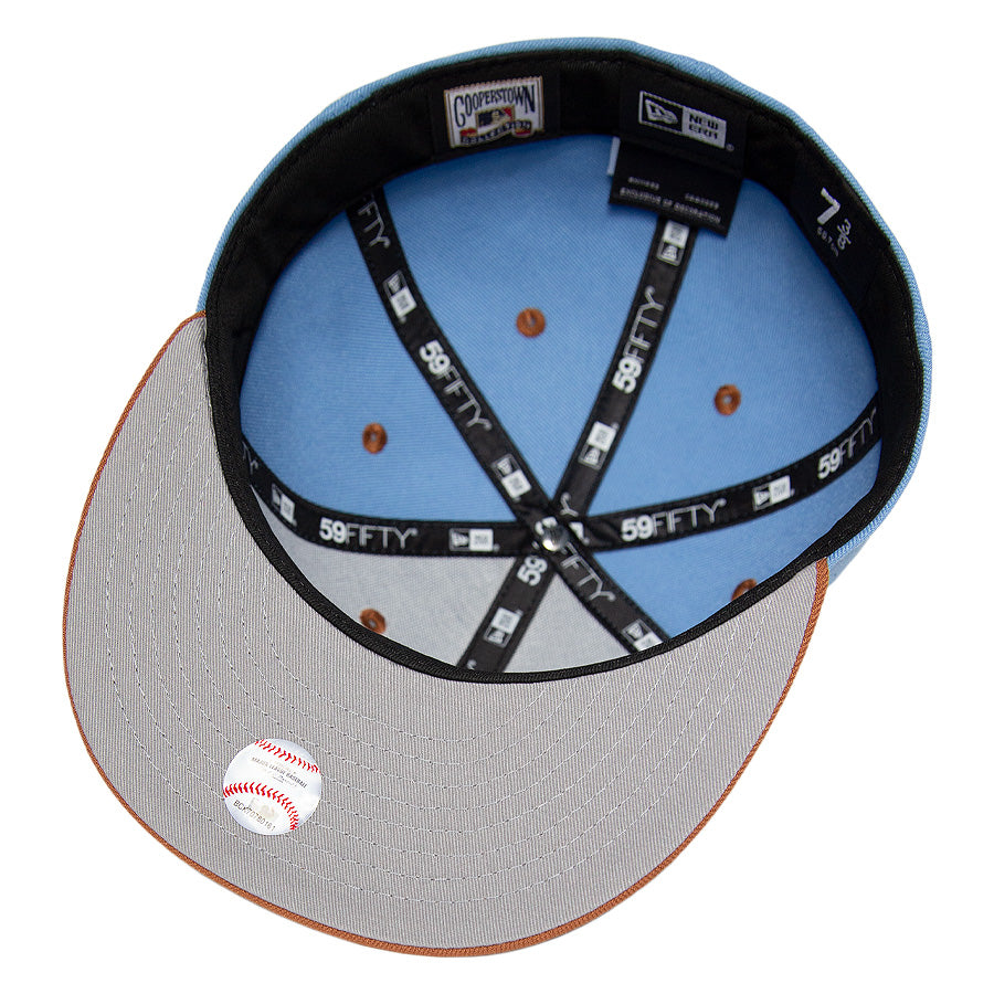 KINGS 別注 59FIFTY カンザスシティ・ロイヤルズ スカイブルー ライトブラウンバイザー