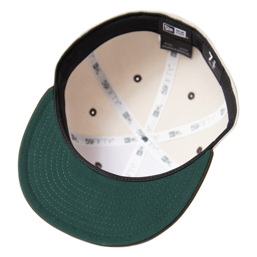 KINGS 別注 59FIFTY シカゴ・ブラックホークス ストーン ウォルナットバイザー