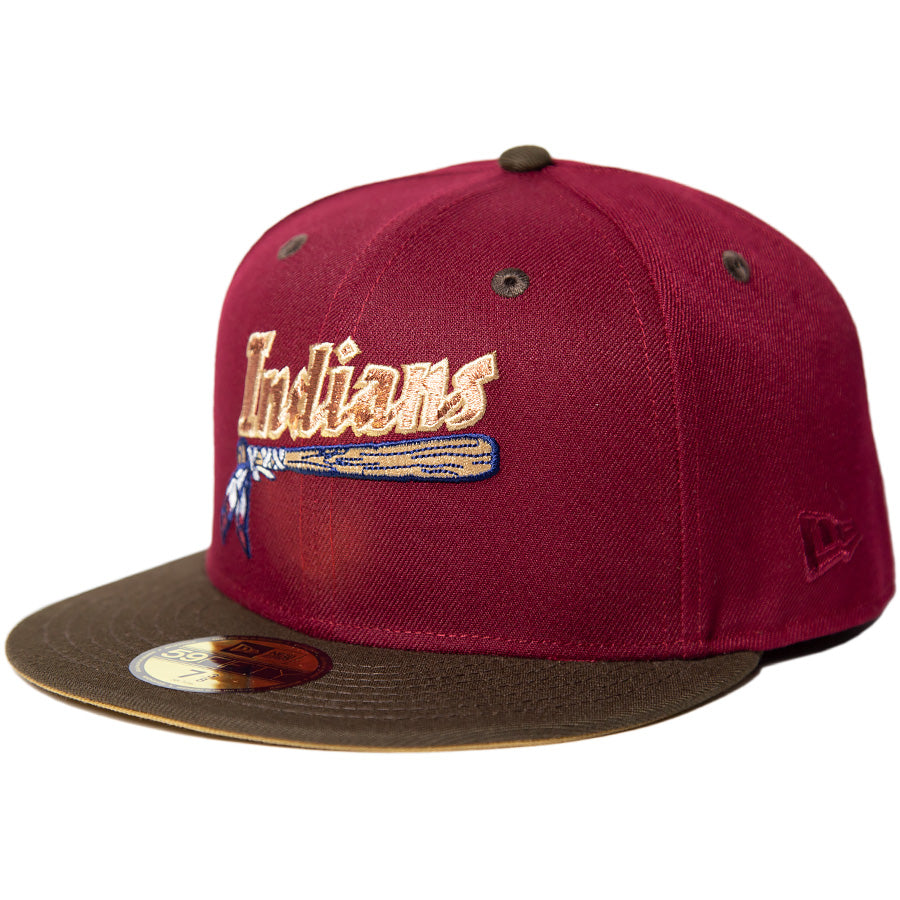 激レア当選品 インディアンス ニューエラ 別注 メタルロゴ キャップ インディアンス キャップ ニューエラ NEW ERA MLB レトロ