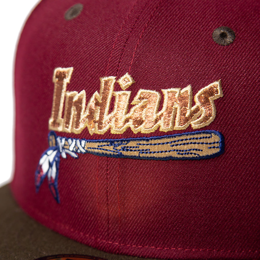 KINGS 別注 59FIFTY キンストン・インディアンス カーディナル ウォルナットバイザー