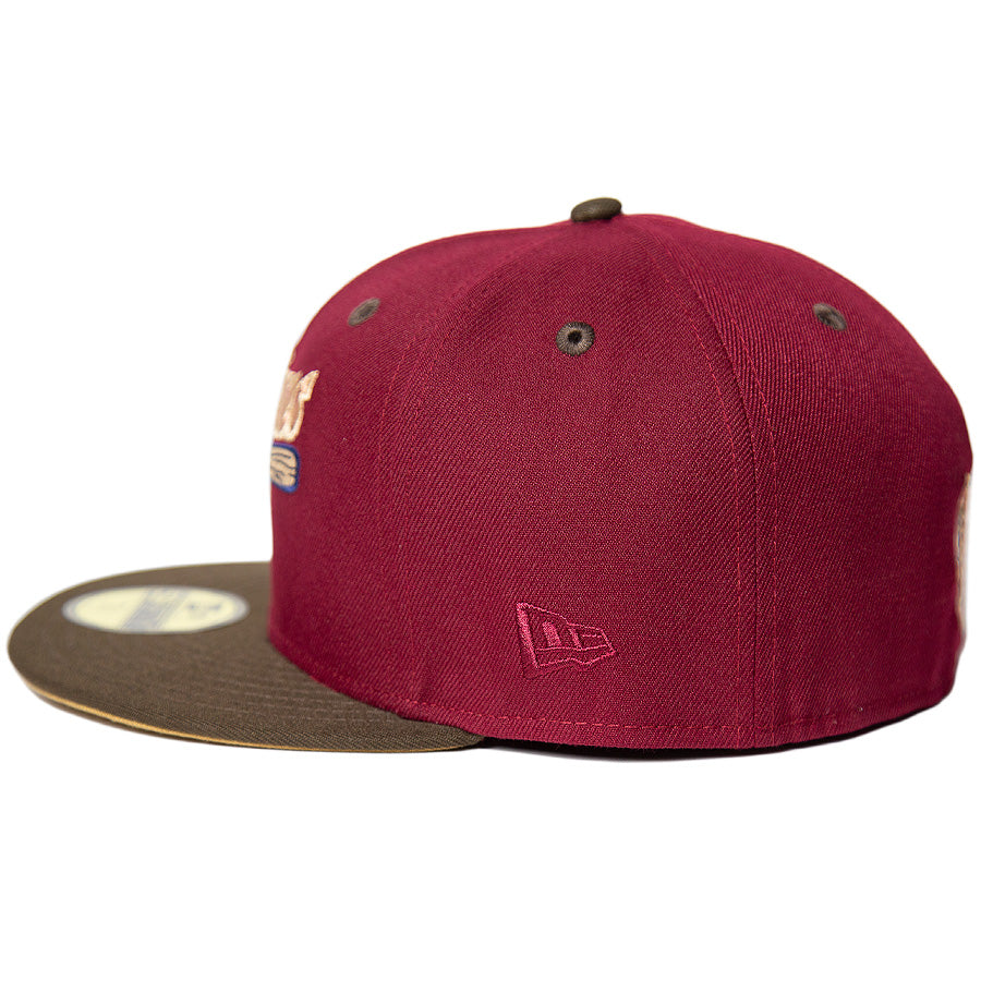 KINGS 別注 59FIFTY キンストン・インディアンス カーディナル ウォルナットバイザー