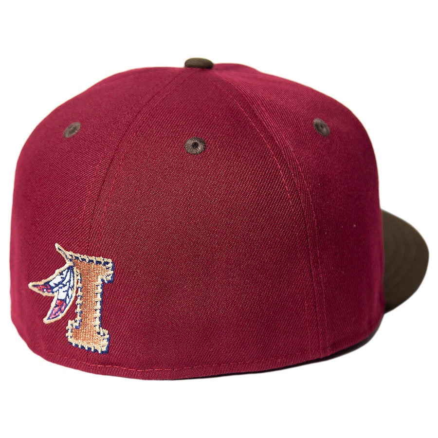 KINGS 別注 59FIFTY キンストン・インディアンス カーディナル ウォルナットバイザー