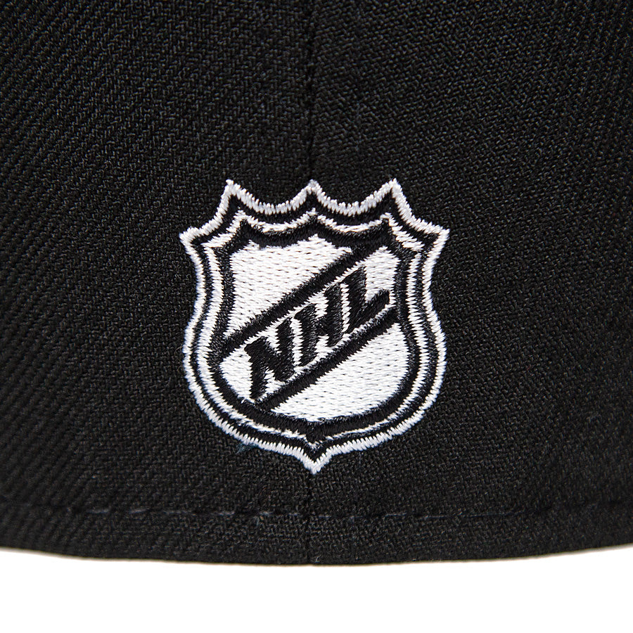 KINGS 別注 59FIFTY ロサンゼルス・キングス ブラック ホワイト ケリーアンダーバイザー