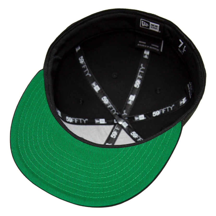 KINGS 別注 59FIFTY ロサンゼルス・キングス ブラック ホワイト ケリーアンダーバイザー