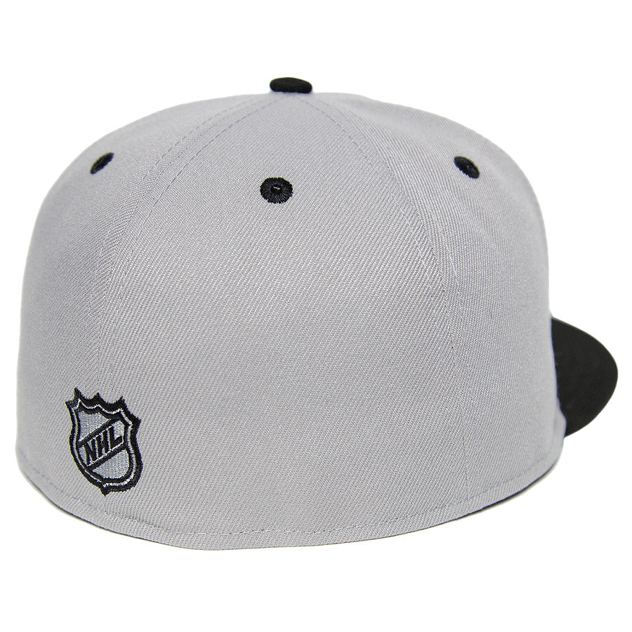 KINGS 別注 59FIFTY ロサンゼルス・キングス グレー ブラック グレーアンダーバイザー