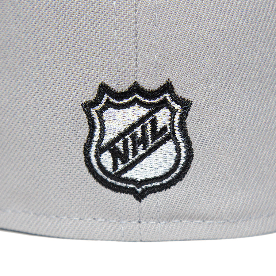 KINGS 別注 59FIFTY ロサンゼルス・キングス グレー ブラック グレーアンダーバイザー