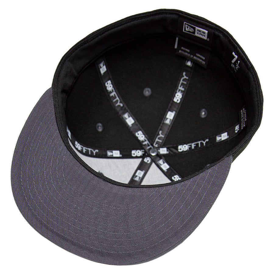 KINGS 別注 59FIFTY ロサンゼルス・キングス ブラック ダークグラファイト