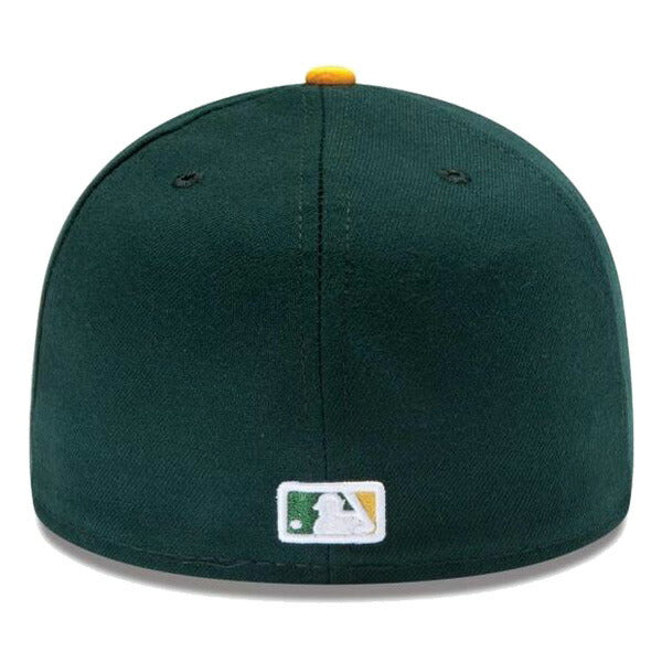 LP 59FIFTY MLBオンフィールド オークランド・アスレチックス ホーム グリーン イエローバイザー
