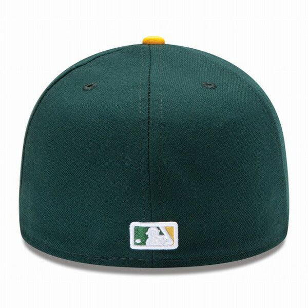 59FIFTY MLBオンフィールド オークランド・アスレチックス ホーム グリーン イエローバイザー