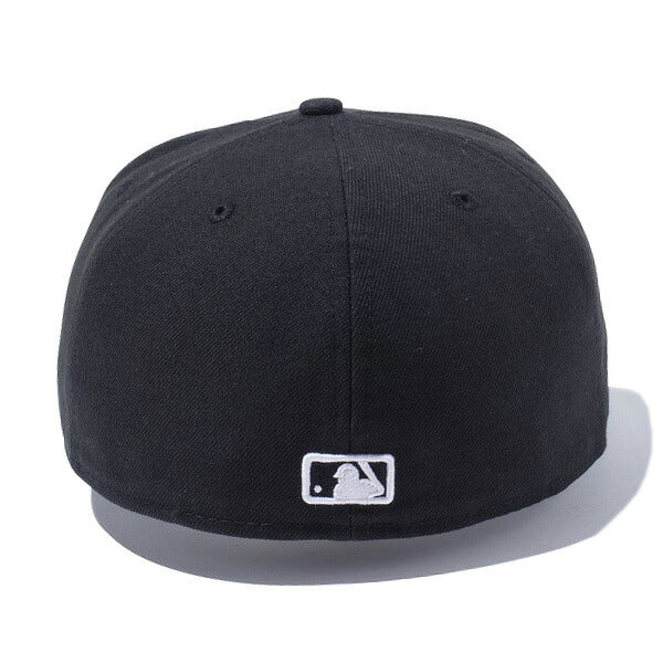 59FIFTY MLBロゴ ブラック ホワイト