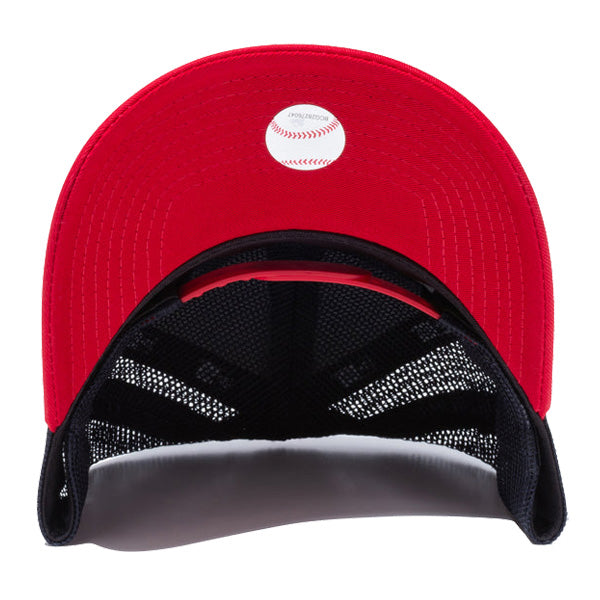 9FORTY A-Frame トラッカー ロサンゼルス・エンゼルス ネイビー × チームカラー レッドバイザー