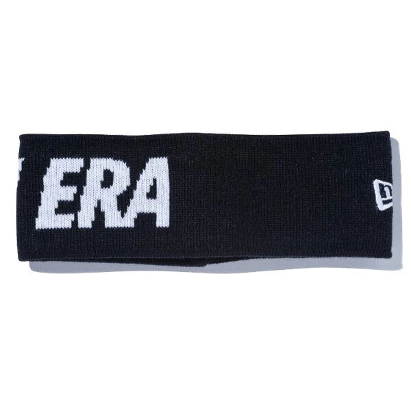 ヘッドバンド ニットヘアバンド NEW ERA ロゴ ブラック