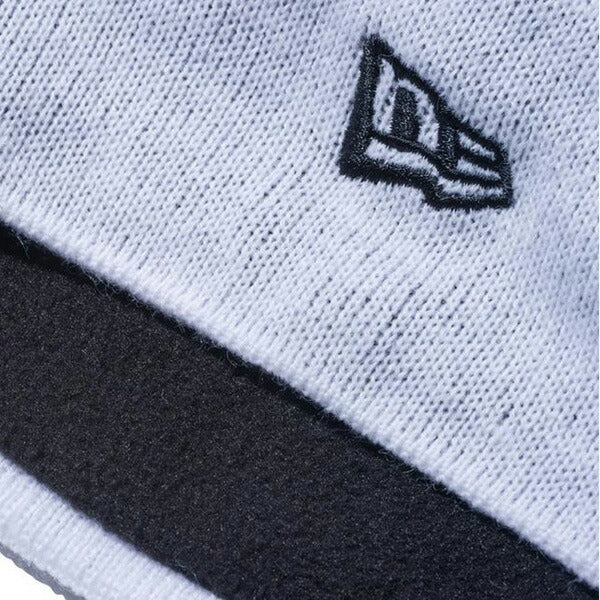ヘッドバンド ニットヘアバンド NEW ERA ロゴ ホワイト