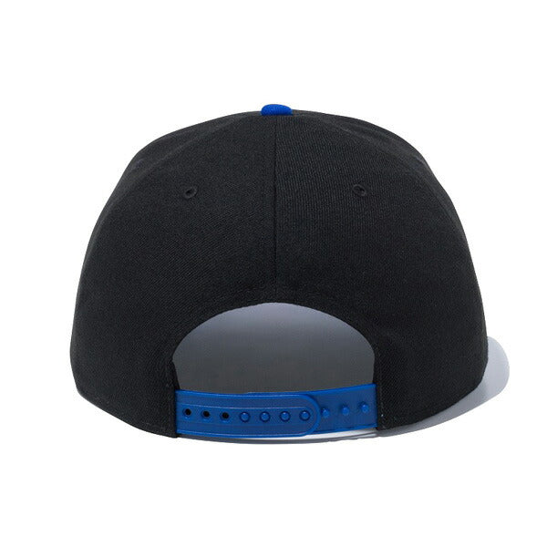 9FIFTY ニューヨーク・ニックス ブラック × チームカラー ブルーバイザー