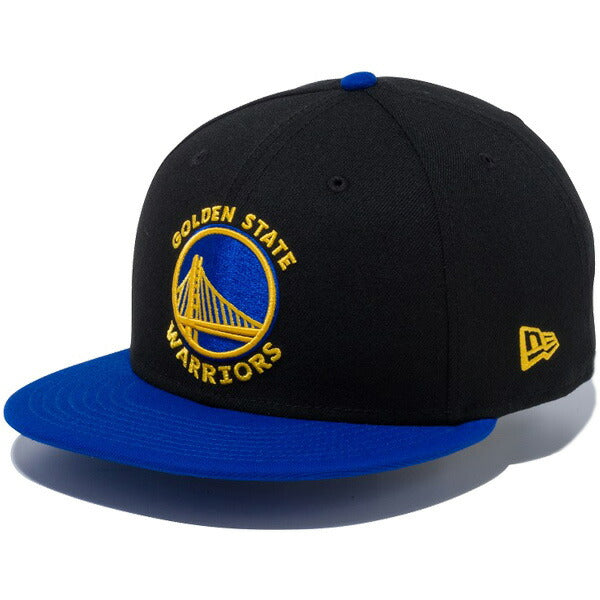 9FIFTY ゴールデンステイト・ウォリアーズ ブラック × チームカラー ブルーバイザー