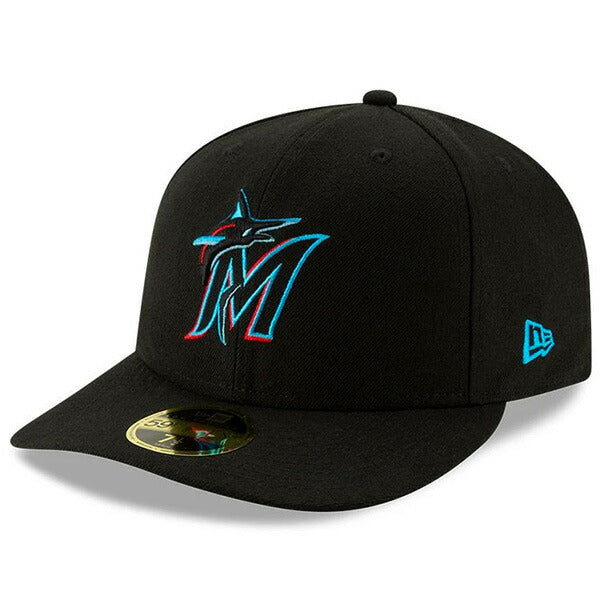 LP 59FIFTY MLBオンフィールド マイアミ・マーリンズ ゲーム ブラック