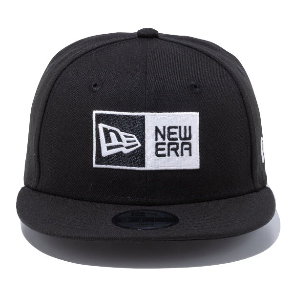Child 9FIFTY ボックスロゴ ブラック × ホワイト