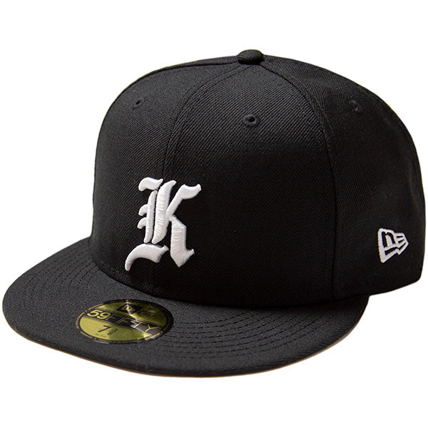 KINGS 別注 59FIFTY ANTIQUE K ブラック ホワイト