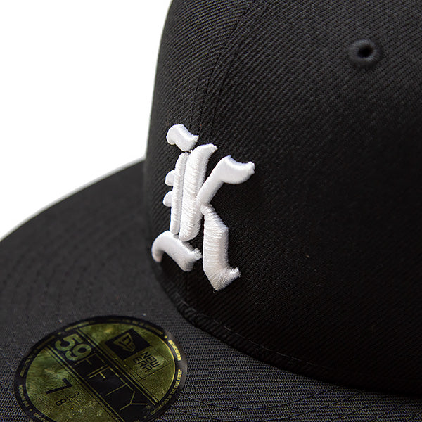 KINGS 別注 59FIFTY ANTIQUE K ブラック ホワイト