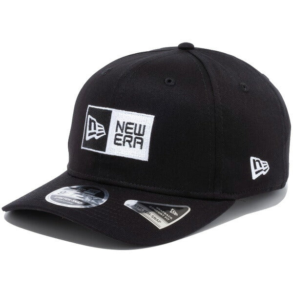 9FIFTY ストレッチスナップ ボックスロゴ ブラック