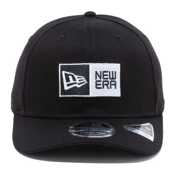 9FIFTY ストレッチスナップ ボックスロゴ ブラック