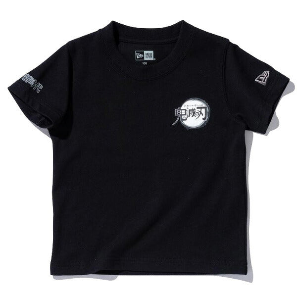 鬼滅の刃 Tシャツ チャイルド タイトルロゴ コラボレーション ブラック