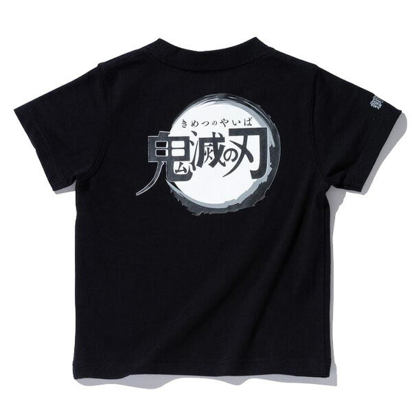 鬼滅の刃 Tシャツ チャイルド タイトルロゴ コラボレーション ブラック