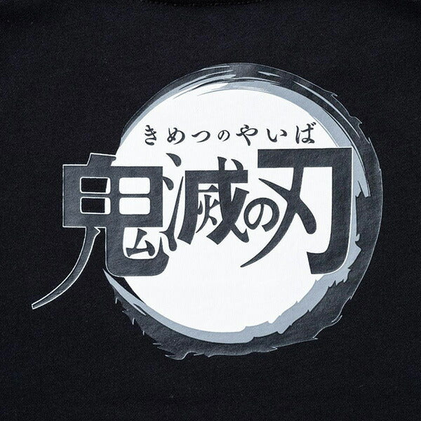 鬼滅の刃 Tシャツ チャイルド タイトルロゴ コラボレーション ブラック