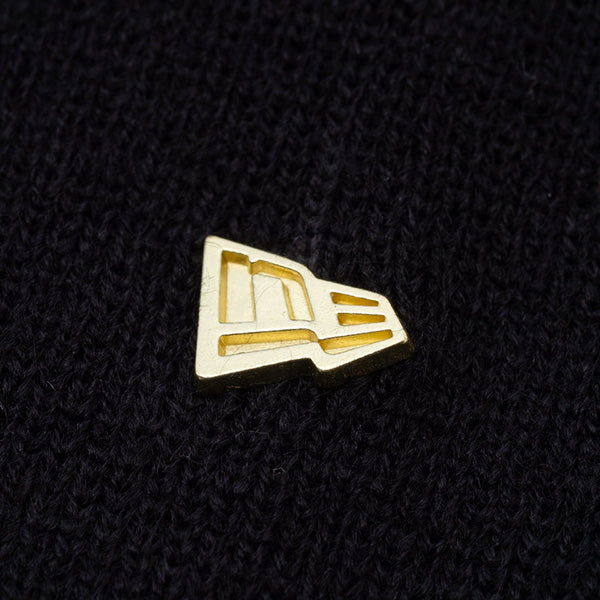 ベーシック カフニット Metal Flag Logo メタルフラッグロゴ ブラック × ゴールド