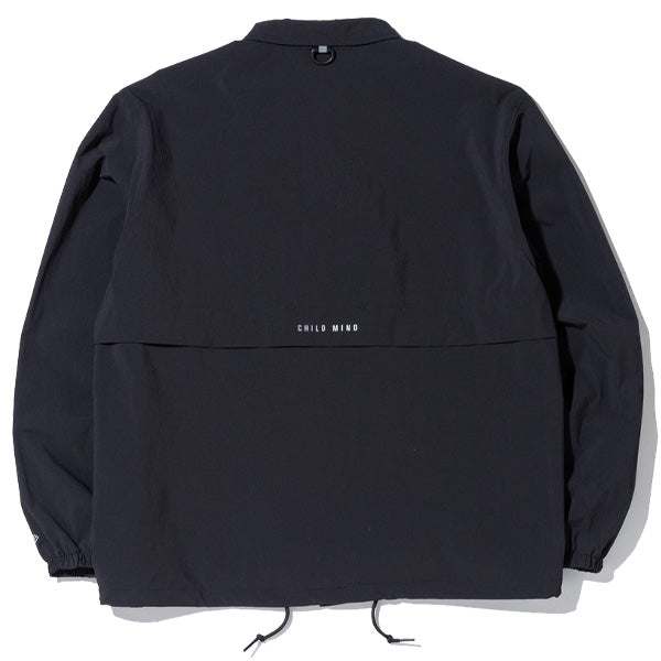 フィールド コーチジャケット Angler Collection CORDURA 2WAY STRETCH WR ブラック × ホワイト 【ニューエラ アウトドア】