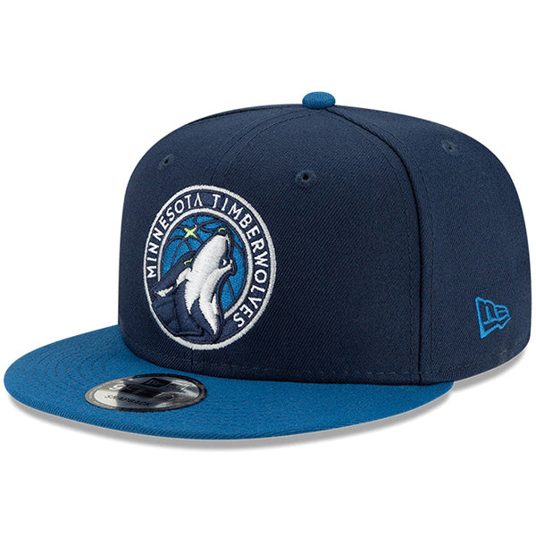 9FIFTY ミネソタ・ティンバーウルブズ ネイビー ブルーバイザー