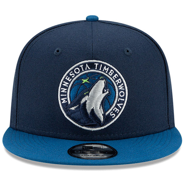 9FIFTY ミネソタ・ティンバーウルブズ ネイビー ブルーバイザー