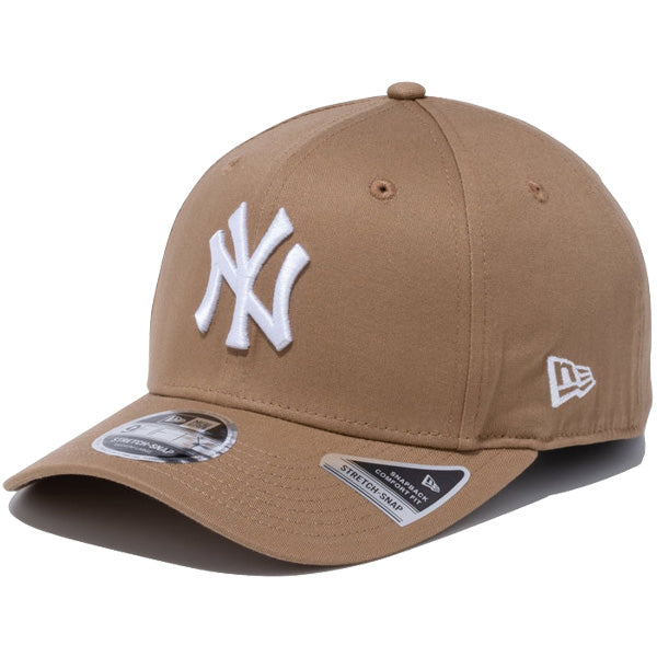 9FIFTY ストレッチスナップ ニューヨーク・ヤンキース カーキ × ホワイト