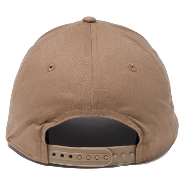 9FIFTY ストレッチスナップ ボックスロゴ カーキ × ブラック