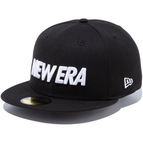 59FIFTY ワードマークロゴ ブラック × ホワイト