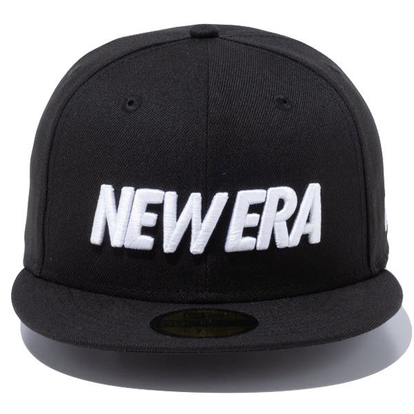 59FIFTY ワードマークロゴ ブラック × ホワイト